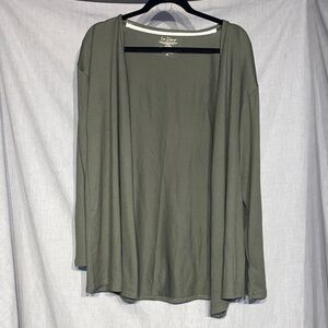 Loft Women's Olive Green Top